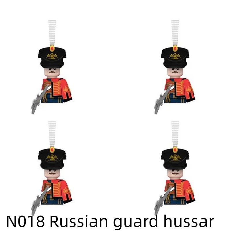 Napoleonische Kriege Militärsoldaten Bausteine WW2 Britisch Frankreich Füsiliere Gewehre Russisch Preußen Fußgarde Steine Kinderspielzeug