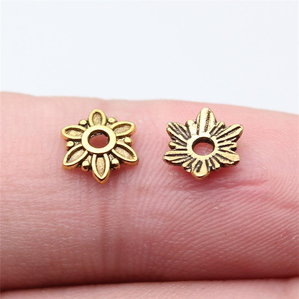 Small Bead Cap Spacer End Caps Antique Bronze Zinc Alloy Jewelry Making Craft Part As DIY Bead Cap