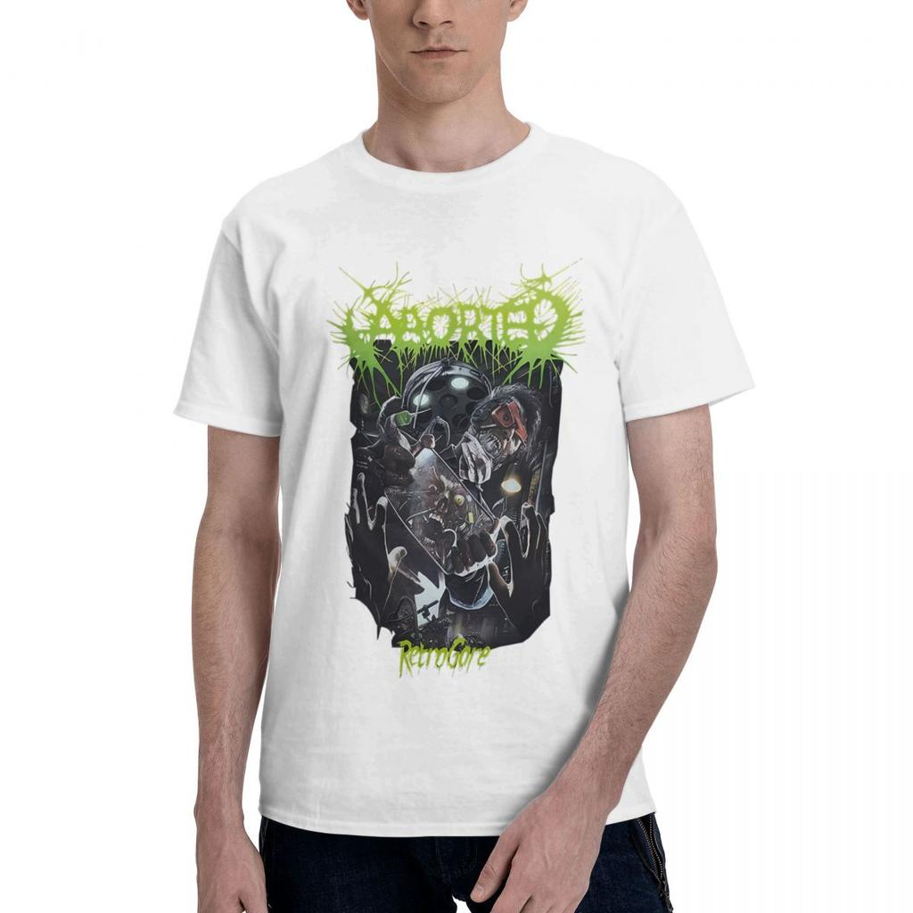Aborted Band Retrogore A 100 Cotton Casual Breathable Confortable Tops Football Shirts 2025 Funny Gifts