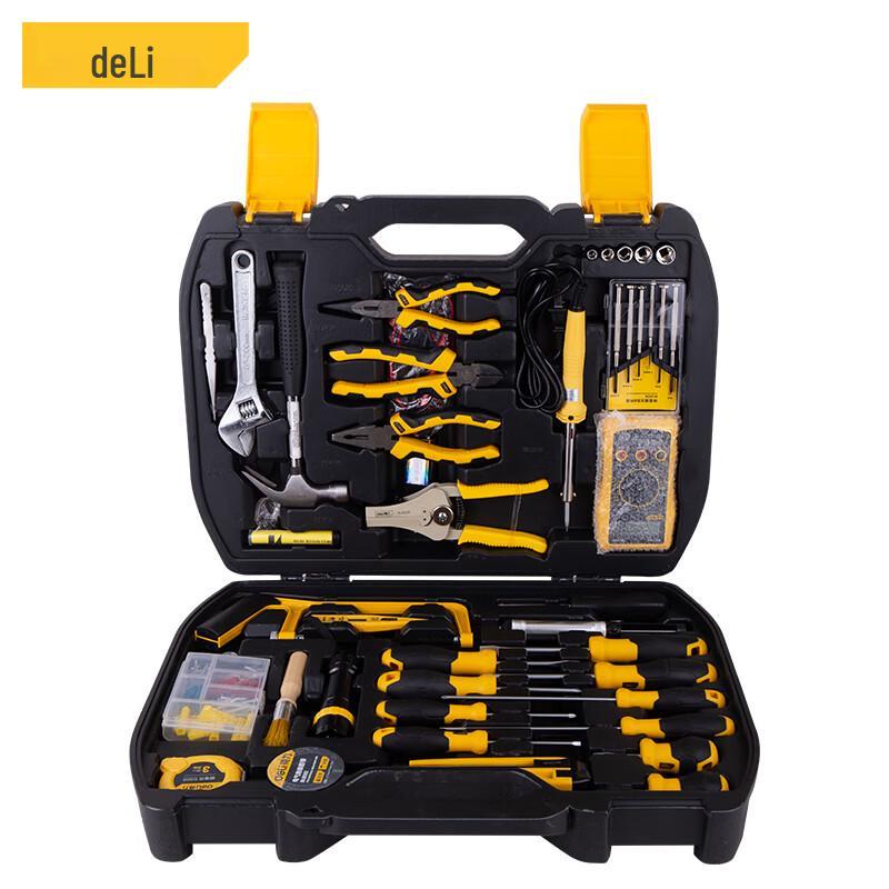 Deli 118-Piece Electrician & Repair Tool Kit