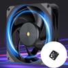 Gaming PC Case Fan 120mm Hydraulic Bearing Temperature Monitoring System Desktop Cooling Fan Low Noise  for Gaming Rigs