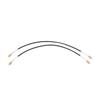2pcs Black Color Cello Tail Rope Nylon Material Cello Accessory Cello Tailpiece  For 3/4 4/4 Cello