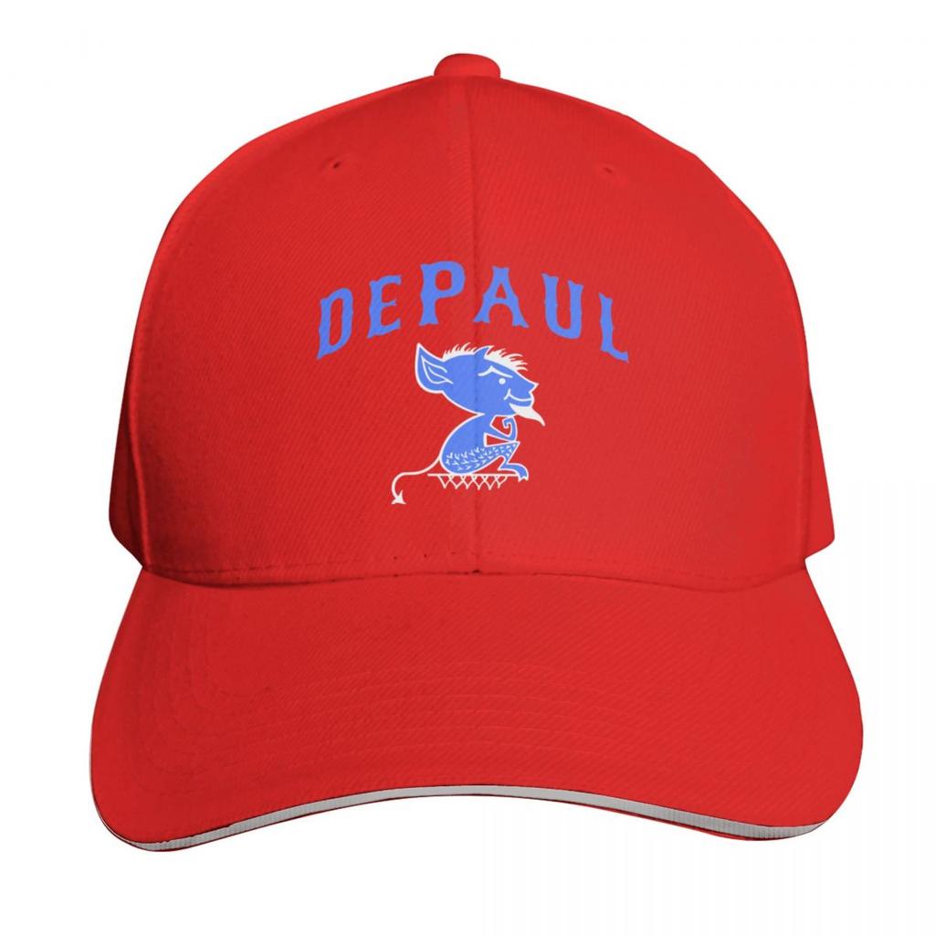 DePaul Retro Vintage Mascot Design Baseball Cap Winter Hats for Unisex Tea Hat Sailor Cap for Unisex Hats On Offer Women Unisexs