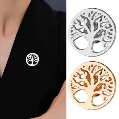 Spilla ad Albero Cavo per Donna, Spilla in Lega di Zinco per Vestito, Cappotto, Sciarpa, Regalo per la Mamma, Matrimonio