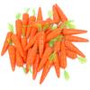 10/25/50Pcs Easter Decoration Simulation Carrot Artificial Mini Foam Vegetable Carrots Easter Ornament Home Decoration Kids Gift