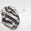 Vintage Striped Kids Long Sleeve T Shirt Unisex Children Korean Casual Top