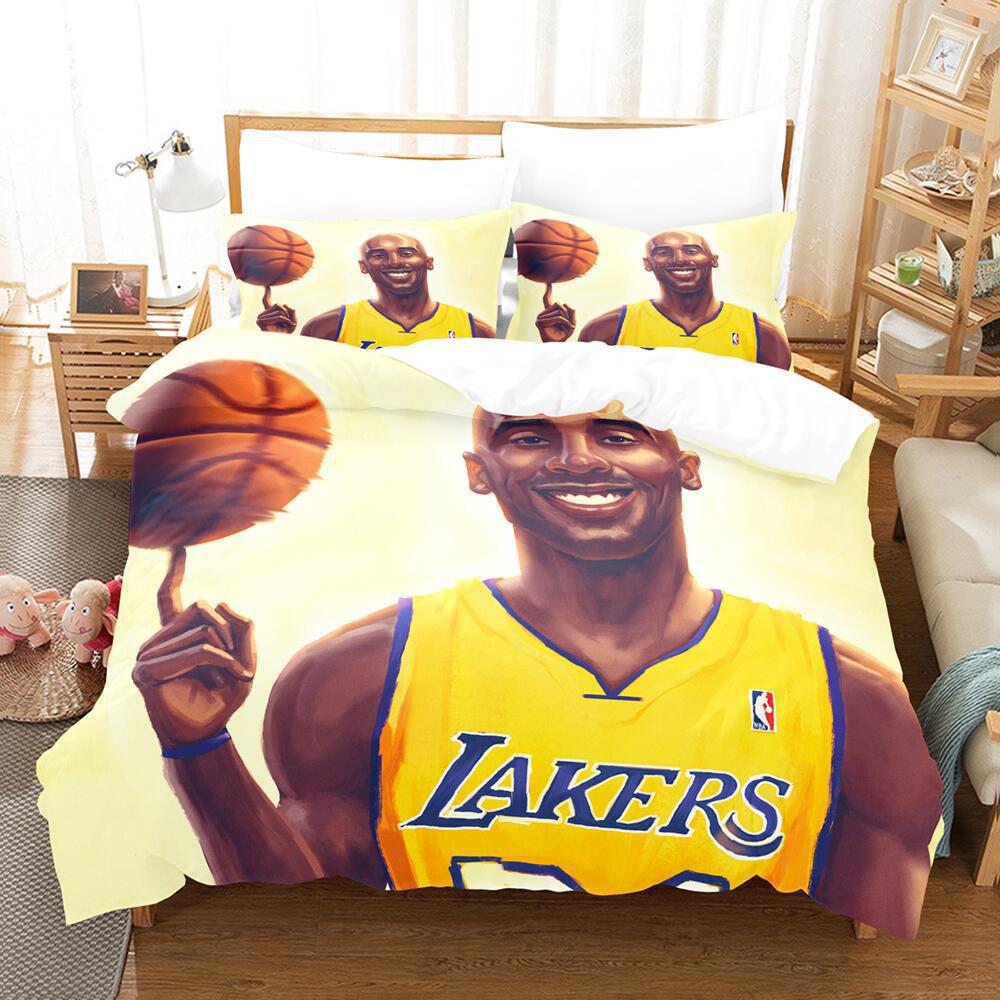 

Basketball Digital Printing Bedding Three-Piece Microfiber Polyester Cotton Duvet 135 * 200CM single set