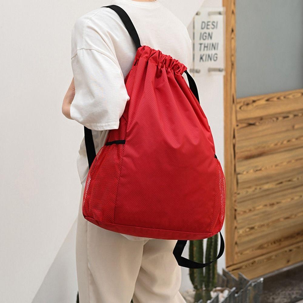 Bag Sport Drawstring Pocket Riding Travel Bag Drawstring Bag Outdoor Backpack Portable Sports Bag