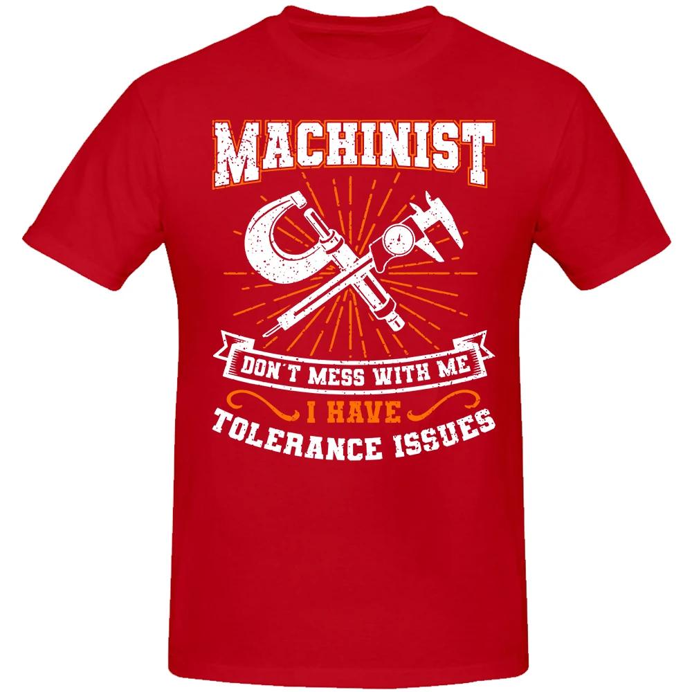Machinist Tolerance T Shirts Summer Style Graphic Cotton Streetwear Short Sleeve Birthday Gifts Tshirt Mens Clothing