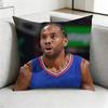 Kawhi LLeonard BBasketball Square DoubleSided printed Pillow Case Bedroom Bedside Pillow Sofa Cushion Cover Gift