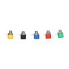 10Sets Banana Plug Stable Transmission Corrosion Resistant 4mm 5 Colors Banana Panel Terminal for Ship Computer