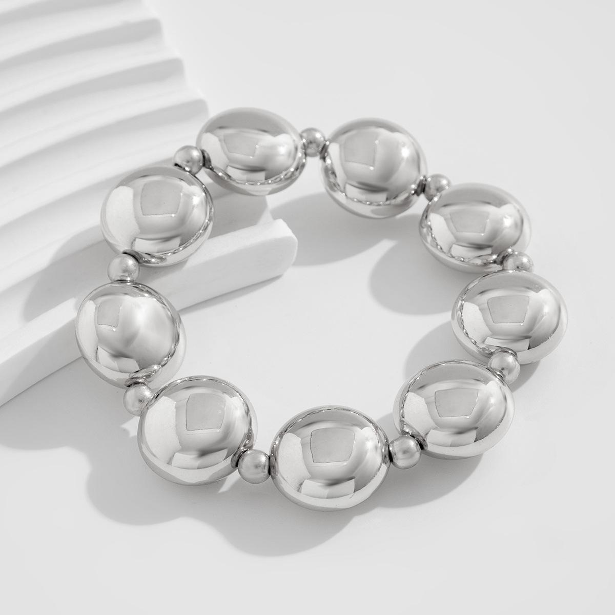 

Аксессуары Блестящий геометрический браслет Браслет Премиум CCB Личность Барокко Нерегулярные украшения Женщины