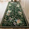Sayan Sayan Washable Floral Kitchen Mat 095, Gobelin Weave, 60x240mm, Dark Green