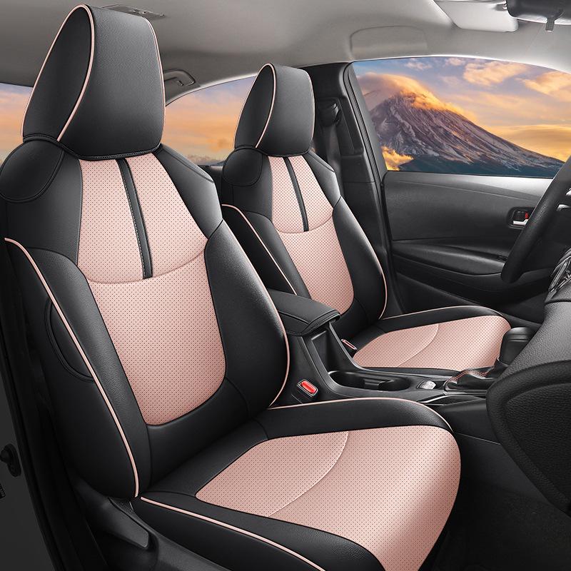 Corolla-Specific One-Piece Leather Seat Cover & Cushion