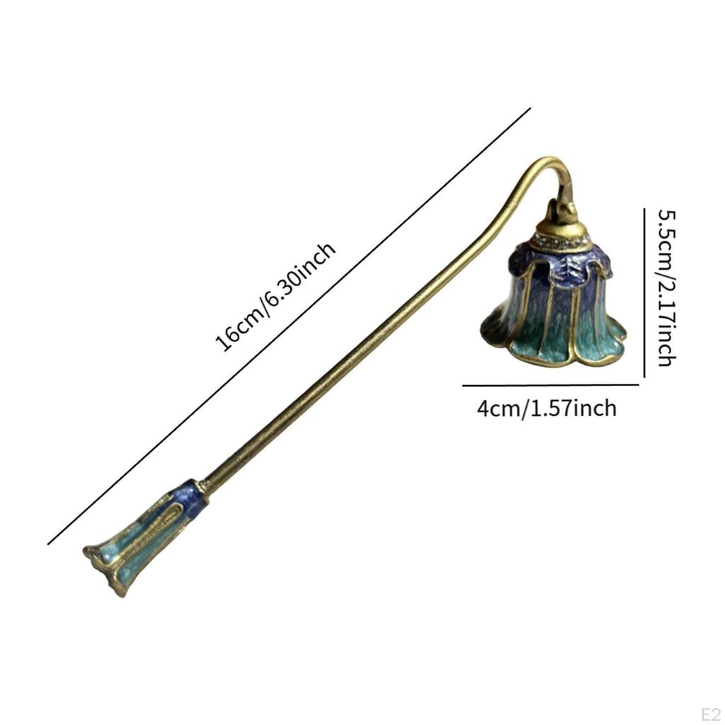 Candle Snuffers Extinguisher Zinc Alloy Unique with Long Handle Accessory European Home Decor Wick