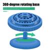 Rotating Drill Bit Storage System Multiple Compartment Plastic Organizer With Antislip Bottom For Toolshop