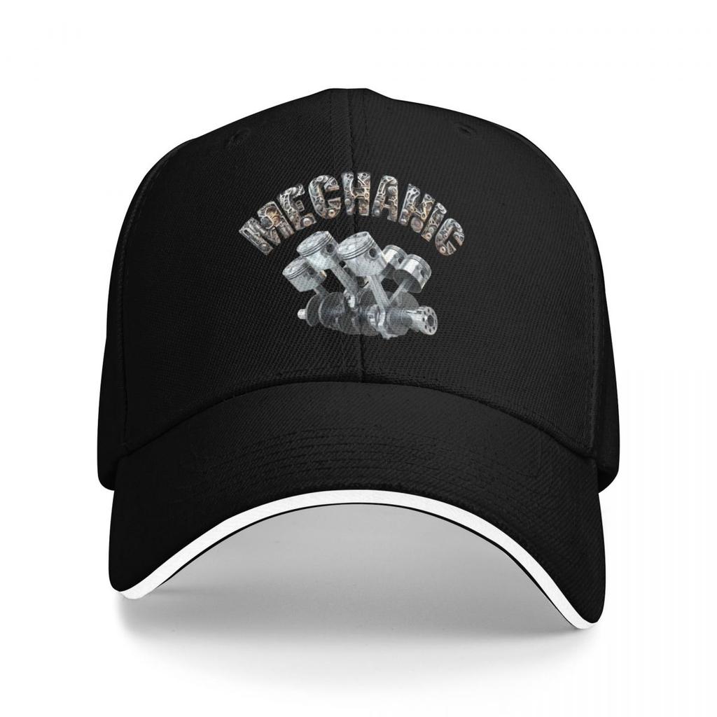Baseball Caps Funny Mechanic Car Piston Engine Awesome Graphic Men Women Casual Summer Caps