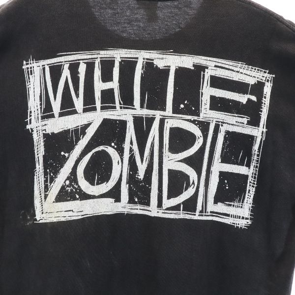 white zombie 90s FREAKAZOID HEAVEN DOUBLE made in the USA double-sided printing Short sleeve T-shirt Men's Used