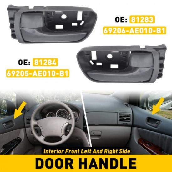 Для Toyota 2004-2010ide 1комплект sienna Внутренняя ручка двери Правая Левая Комплект Серый