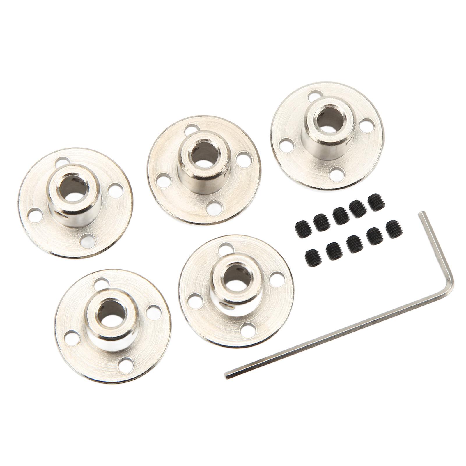 

5 ШТ. RC Муфта направляющего вала 5 мм Внутренний диаметр Стальная RC Фланцевая соединительная муфта для двигателя