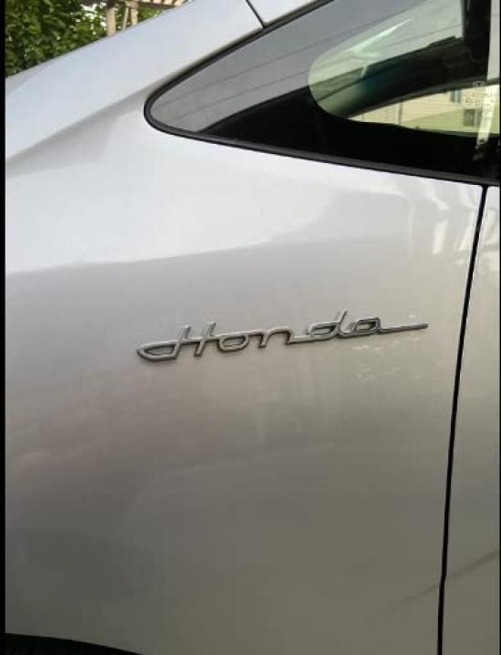 Chaojibao 1 Honda Classic 215mm x 23mm Emblem, Chrome, Cursive, (Black)