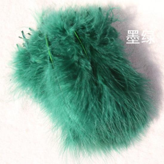 50Pcs Feather Perennial Diy Color Full-Fleece Feather Turkey Feather Jewelry Accessories Materials From 50 Pieces