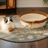 Cats Play Basket Bed Stylish Nest for Small Puppy Kittens Cartoon Kittens Mat Pet Bed Scratch Resistant for Household