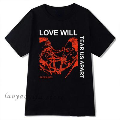 Men T Shirt Lil Peep Peep Love Will Tear Us Apart Graphic Tshirts Women Men Oversized Tee Harajuku Hip Hop Tops Summer XS-4XL