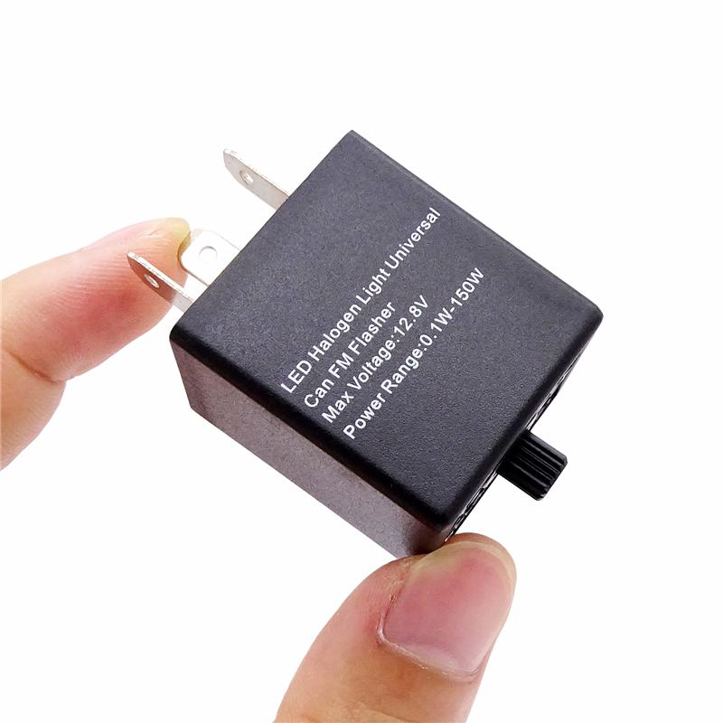 12V Universal 3-PIN Motorcycle Adjustable Flashes Relay LED Turn Signal Lamp Blinker Light Accessories Fit For Most Motorcycle