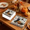 20pcs Disposable Napkins with Halloween Pattern Print for Wedding,Parties,and Daily Use for Thanksgiving Fall Christmas Table Decoration