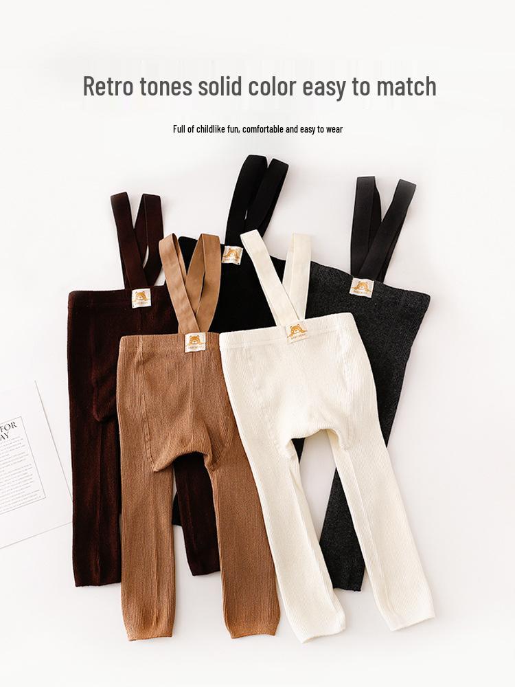 Infant A-Class Spring & Autumn Weightlifting Pants - Toddler Girl Tights Jumpsuit.