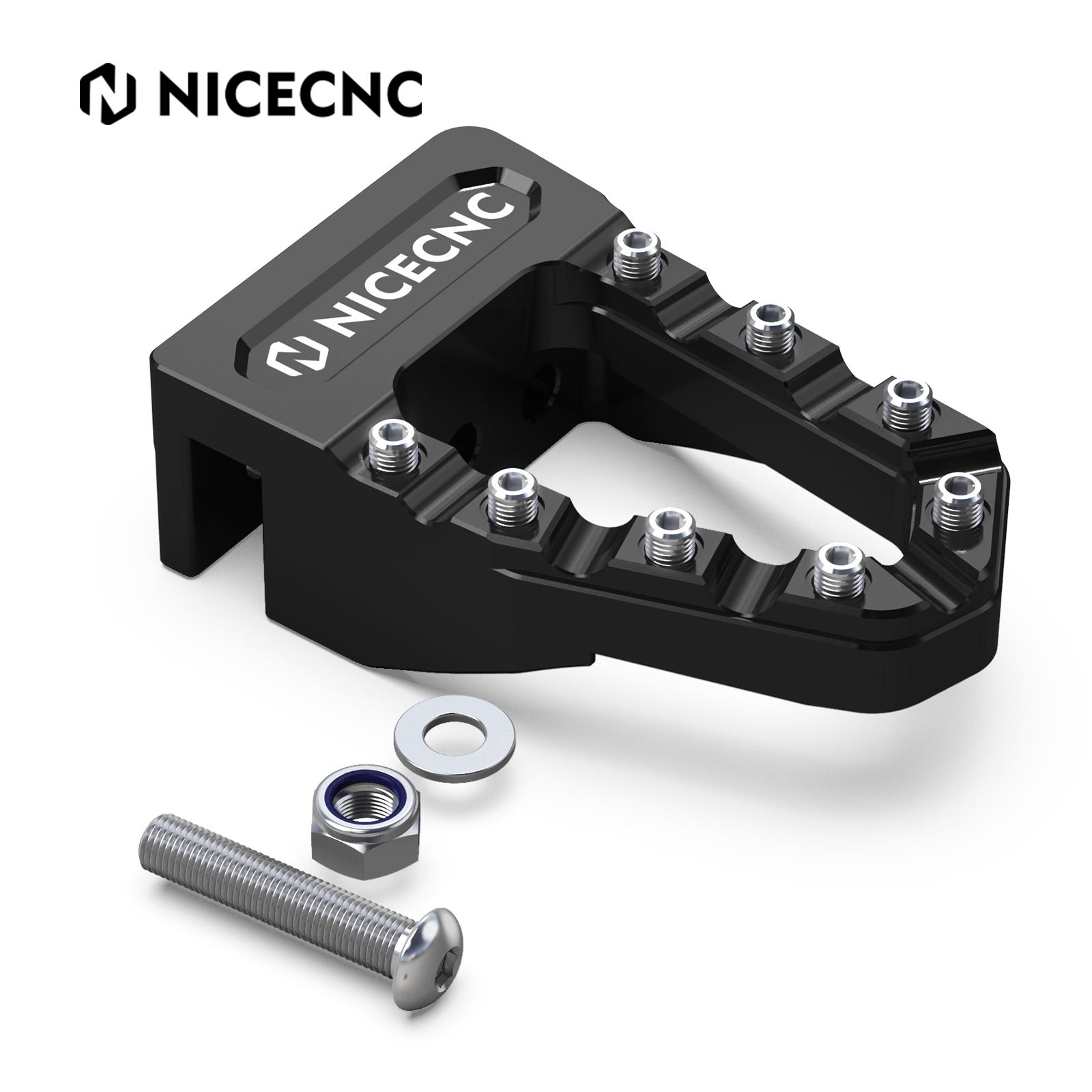 

NICECNC For Honda TRX450R Rear Brake Pedal Tip For Honda TRX450R 2006-2009 TRX450ER 2006-2014 OEM 46510-HP1-305 6061-T6 Aluminum чорний