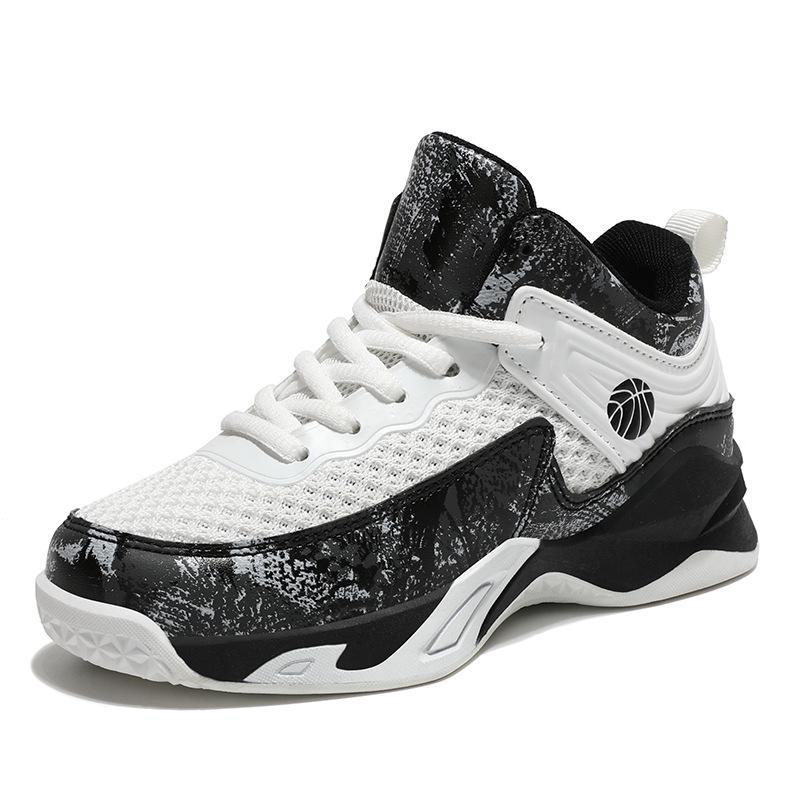 Four Seasons Boys' Breathable Mid-Cut Basketball Shoes