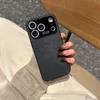 Applicable to Apple 17proMax mobile phone case denim cloth pattern iPhone16 large window new all-inclusive 15 protective case
