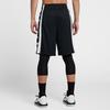 Air Jordan Rise Contrast Letter Print Sports Shorts Men Bottoms Black 924567-011