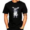 Easter Mens Cool Bunny with Baseball Cap  Sunglasses Cotton TShirt Hip Hop Style Rabbit Graphic Short Sleeve Crewneck Tee
