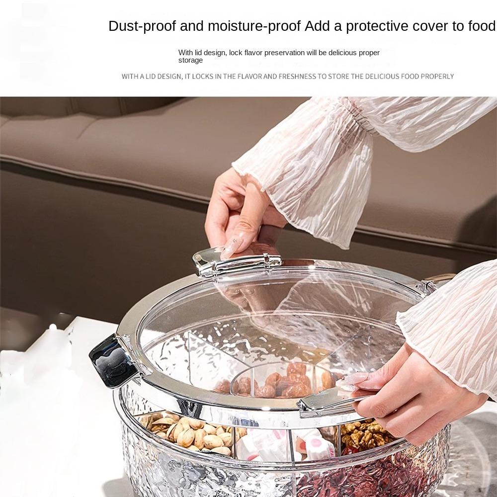 Snack Tray Food Tableware Set PET Divided Serving Tray New Spice Storage Container  Home