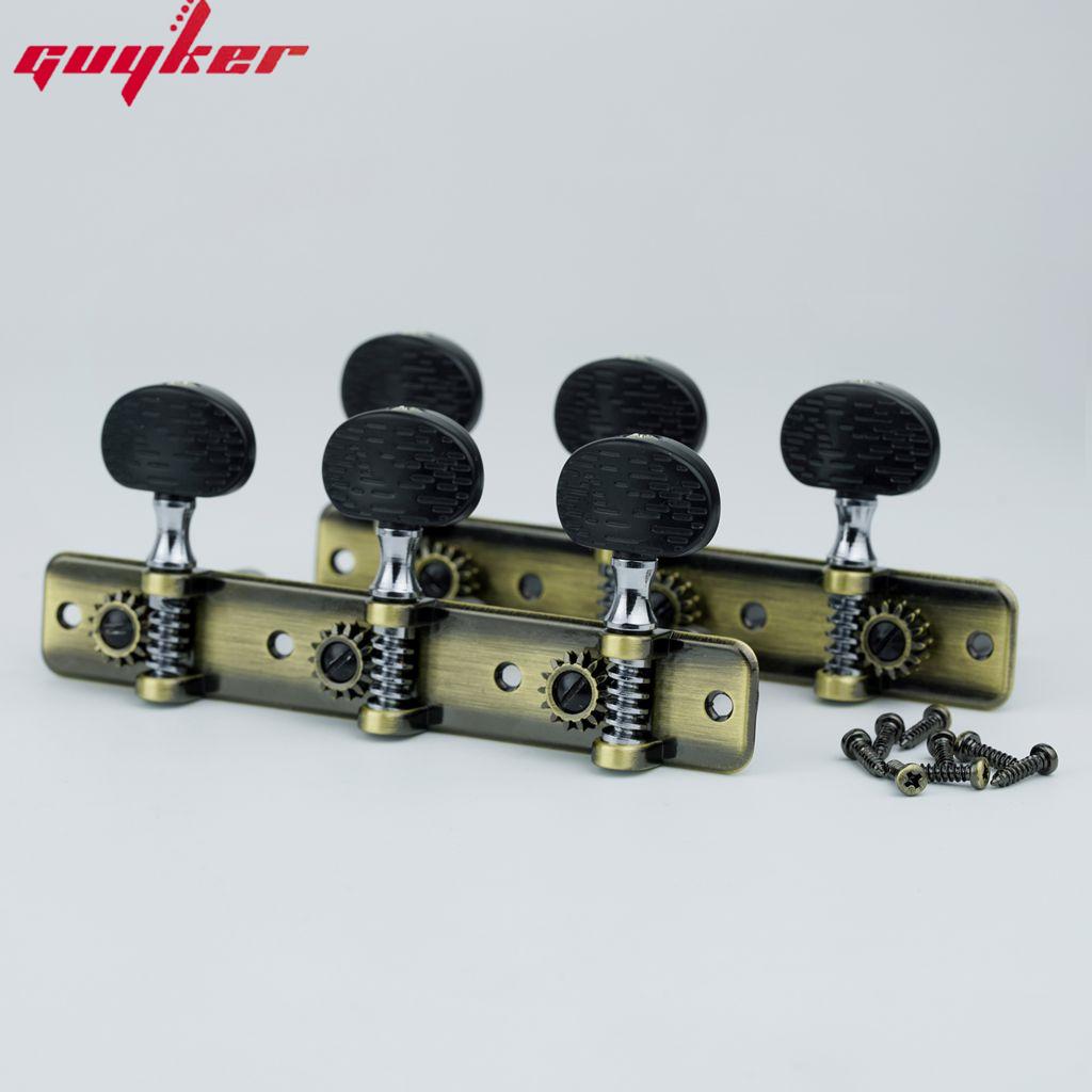 1 Set Acoustic Classical Guitar Tuning Keys Steel Pegs Machine Heads Four Options To Choose