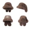 Winter Fisherman Hat Big Rabbit Ears Outdoor Cold-Proof Velvet Thick Ear Protection Basin Cap