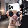 Cute little Pink Pig Phone Case For iPhone 15 14 11 12 13 Mini Pro XS Max Cover 6 7 8 Plus X XR SE 2020 Funda Shell