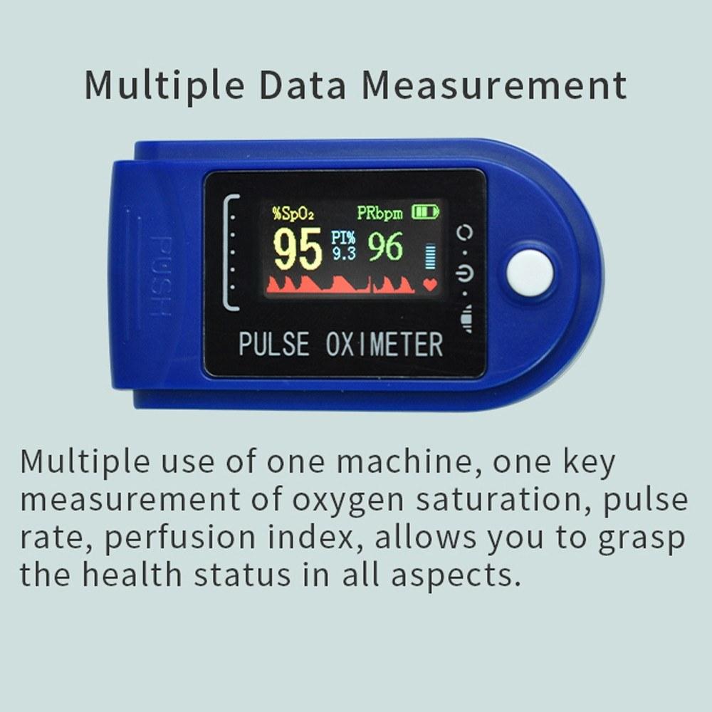 Buy Household Finger Oximeter Pulse Rate Perfusion Index SPO2 Blood ...