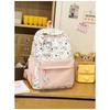 Schoolbag French Cream Wind Girl Cute Cartoon Backpack Primary and Secondary School Campus Versatile School Bag Children's Lightweight Small Backpack