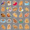 50 Cute Capybara Stickers: Cartoon Animals, Waterproof & Decorative for DIY Laptop & Phone Cases