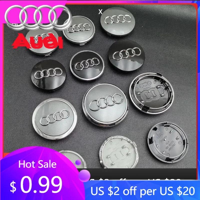 Hub Caps Hot New For Audi 20Pcs 60mm 61mm 68mm 69mm 77mm Audi Hub Caps Car Wheel Center Caps For Audi A1 A2 A3 A4 A5 A6 A7 A