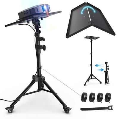 Projektor NODOCA Stativ Projektor s praktickým skládacím úhlem police 75 cm až 3 výškové nastavení Stojan na stativ na notebook pro domácí použití Stojan pro komerční použití,