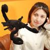 Black Scorpion Prank Plush Toy - Insect Figure Pillow, Holiday Gift