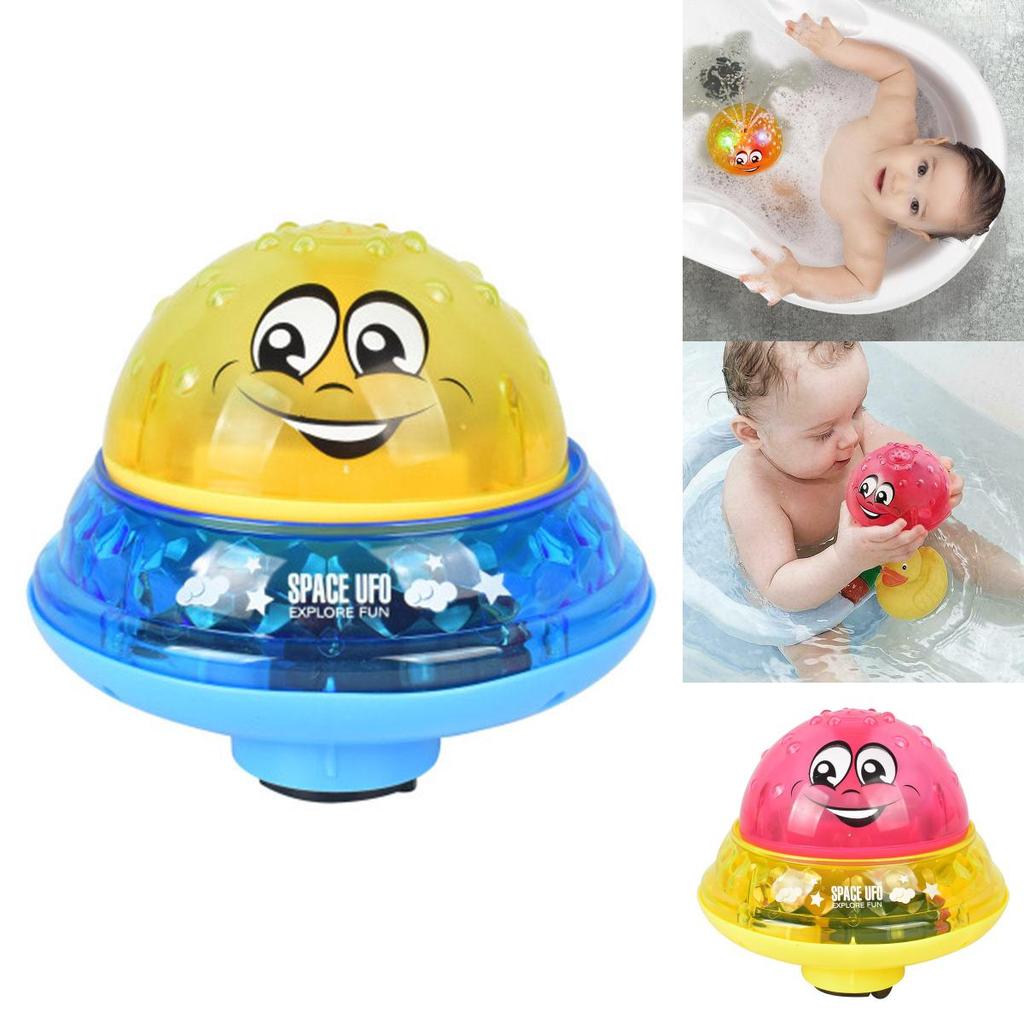 Adorable Electric Induction Spray Ball Bath Toy For Infants With Lovely Lights And Waterproof Features