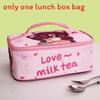 Cartoon Insulated Bento Bag For Kids With Aluminum Foil Lunchbox Carrier For School Or Travel