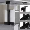 PC Case Holder Adjustable Metal Under Desk CPU Holder Bracket For Home Office And Gaming Setups Enhances Legroom