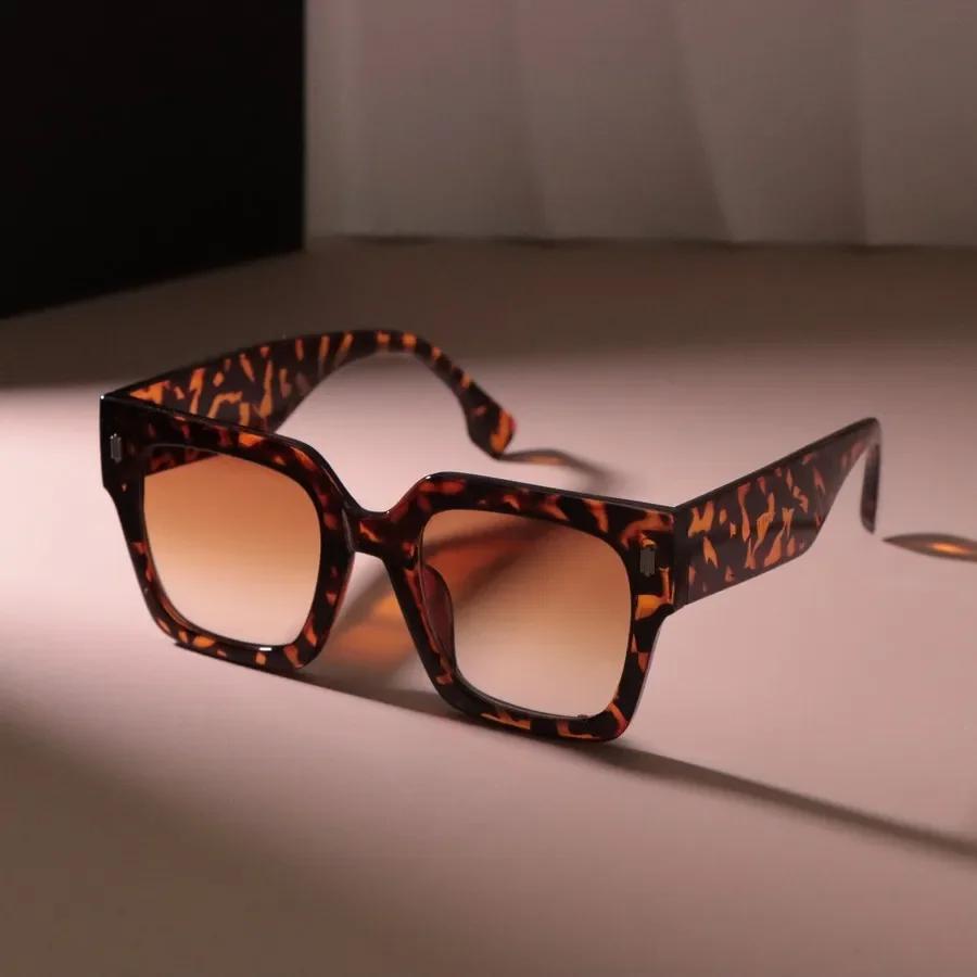 Fashion Oversized Sunglasses Women Men Geometric Square Designer Sun Glasses UV Protection Unisex Brand Travel Other